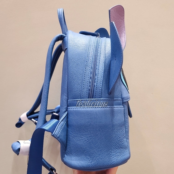 DISNEY PARKS LOUNGEFLY STITCH BACKPACK - Picture 4 of 8
